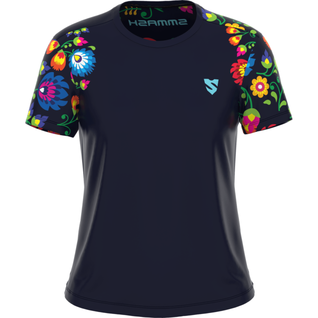 T-SHIRT D’ENTRAÎNEMENT POUR FEMME À MANCHES COURTES