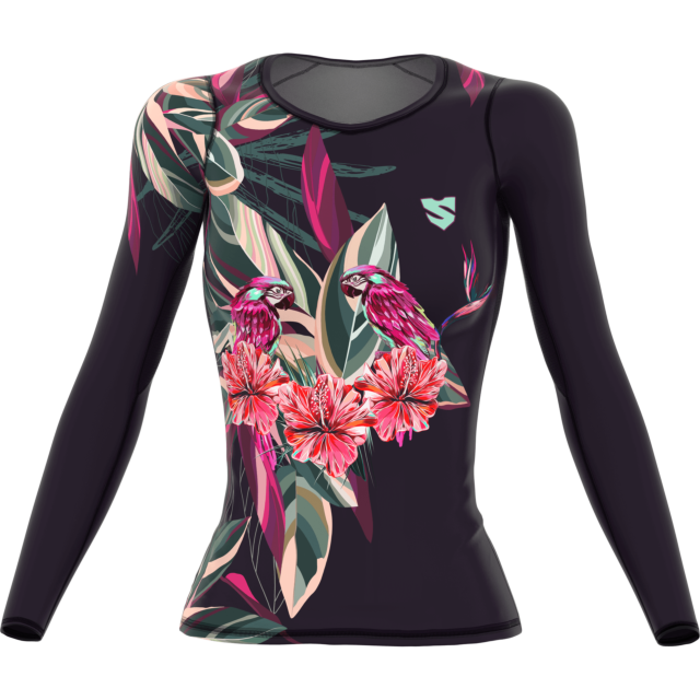 T-shirt de compression femme à manches longues