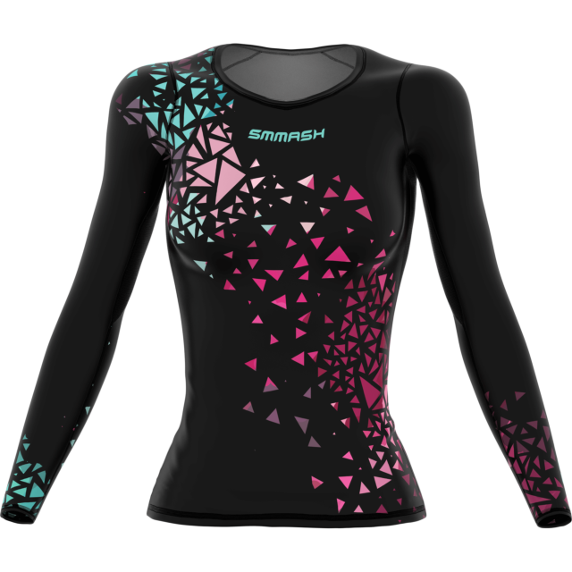T-shirt de compression femme à manches longues